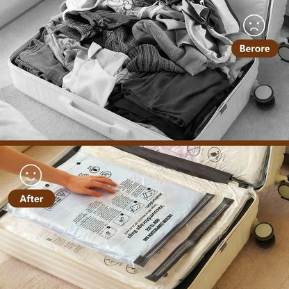 15-Pack Vacuum Storage Bags with Electric Pump